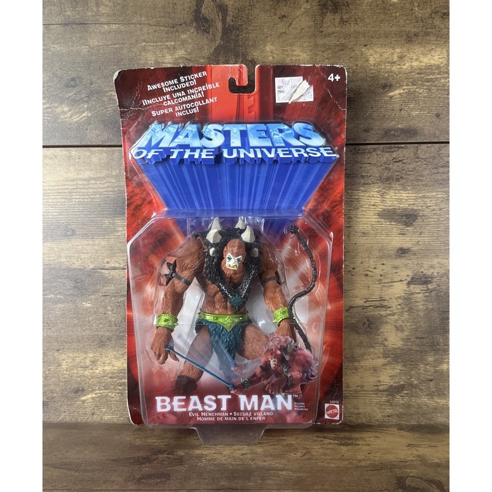 200x Masters of the Universe Mattel Figure: Beast Man New Sealed Fast Shipping